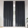 Image de Vidaxl Rideaux Avec Des Rideaux 2 Pcs Gris FoncÃ© 140 X 225 Cm Velours