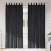 Image de Vidaxl Rideaux Avec Des Rideaux 2 Pcs Gris FoncÃ© 140 X 260 Cm Velours