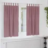 Image de Vidaxl Rideaux Avec Des Rideaux 2 Pcs Rose FoncÃ© 140 X 175 Cm Velours