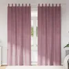 Image de Vidaxl Rideaux Avec Des Rideaux 2 Pcs Rose FoncÃ© 140 X 245 Cm Velours