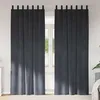 Image de Vidaxl Rideaux Avec Des Rideaux 2 Pcs Gris Clair 140 X 260 Cm Velours