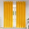 Image de Vidaxl Rideaux 2 Pcs Jaune Moutarde 140 X 225 Cm Velours