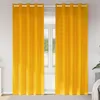 Image de Vidaxl Rideaux 2 Pcs Jaune Moutarde 140 X 260 Cm Velours