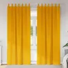 Image de Vidaxl Rideaux 2 Pcs Jaune Moutarde 140 X 225 Cm Velours