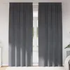Image de Vidaxl Rideaux Avec Des Rideaux 2 Pcs Gris Clair 140 X 245 Cm Velours