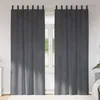 Image de Vidaxl Rideaux Avec Des Rideaux 2 Pcs Gris Clair 140 X 260 Cm Velours