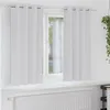 Image de Vidaxl Rideaux Avec Des Rideaux 2 Pcs Gris PÃ¢le Polyester