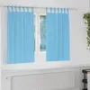 Image de Vidaxl Rideaux Avec Des Rideaux 2 Pcs Bleu Clair Polyester