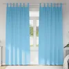 Image de Vidaxl Rideaux Avec Des Rideaux 2 Pcs Bleu Clair Polyester