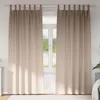 Image de Vidaxl Rideaux Avec Des Rideaux 2 Pcs Taupe Polyester