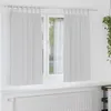 Image de Vidaxl Rideaux Avec Des Rideaux 2 Pcs Gris PÃ¢le Polyester
