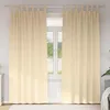 Image de Vidaxl Rideaux Avec Des Rideaux 2 Pcs CrÃ¨me Polyester
