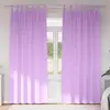 Image de Vidaxl Rideaux Avec Des Rideaux 2 Pcs Violet Polyester