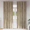 Image de Vidaxl Rideau Avec Des Rideaux 2 Pcs Champagne 245 X 140 Cm Velours
