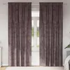 Image de Vidaxl Rideau Avec Des Rideaux 2 Pcs Marron 260 X 140 Cm Velours