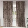 Image de Vidaxl Rideau Avec Des Rideaux 2 Pcs Cappuccino 225 X 140 Cm Velours
