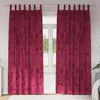 Image de Vidaxl Rideau 2 Pcs Rouge Bordeaux 260 X 140 Cm Velours