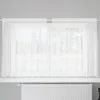 Image de Vidaxl Rideaux Avec Des Rideaux Floral Blanc Polyester