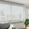 Image de Vidaxl Rideaux Avec Des Rideaux Floral Blanc 1200 X 140 Cm Polyester