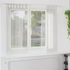 Image de Vidaxl Rideaux Avec Des Rideaux 2 Pcs CrÃ¨me Polyester