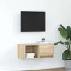 Image de vidaXL Meuble TV chÃªne sonoma 60x31x25,5 cm bois d'ingÃ©nierie