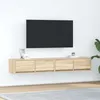 Image de vidaXL Meubles TV 2 pcs chÃªne sonoma 80x31x25,5 cm bois d'ingÃ©nierie