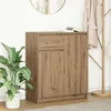 Image de vidaXL Buffet avec tiroir chÃªne artisanal 71x35x84 cm bois ingÃ©nierie