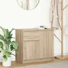 Image de vidaXL Buffet avec tiroir chÃªne sonoma 71x35x65 cm bois d'ingÃ©nierie