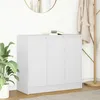 Image de VidaXL Buffet blanc 85x34x76 cm bois d'ingÃ©nierie