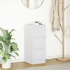 Image de vidaXL Buffet blanc 29,5x34x76 cm bois d'ingÃ©nierie