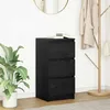 Image de vidaXL Buffet chÃªne noir 37,5x35x76 cm bois d'ingÃ©nierie