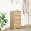 Image de vidaXL Buffet chÃªne sonoma 37,5x35x76 cm bois d'ingÃ©nierie