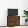 Image de vidaXL Meuble TV chÃªne marron 60x35x54 cm bois d'ingÃ©nierie