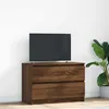 Image de vidaXL Meuble TV chÃªne marron 80x35x54 cm bois d'ingÃ©nierie