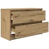 Image de Commodes VidaXL  Meuble TV  chêne artisanal 80x35x54 cm bois d'ingénierie P31599739