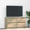 Image de vidaXL Meuble TV chÃªne sonoma 100x35x54 cm bois d'ingÃ©nierie