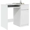 Image de Bureaux VidaXL  Bureau  86x49x76 cm Bois d'ingénierie Blanc P31600157