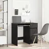 Image de Vidaxl Bureau ChÃªne Noir 86x49x76 Cm Bois D'ingÃ©nierie