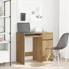 Image de vidaXL Bureau chÃªne artisanal 86x49x76 cm bois d'ingÃ©nierie