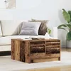 Image de vidaXL Table basse avec tiroirs vieux bois 70,5x70x40 cm
