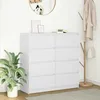 Image de vidaXL Buffet blanc 100x35x99 cm bois d'ingÃ©nierie