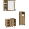 Image de vidaXL Ensemble de meubles salle de bain 3 pcs bois d'ingÃ©nierie