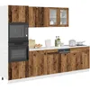 Image de vidaXL Ensemble d'armoires de cuisine 7 pcs vieux bois