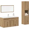 Image de vidaXL Ensemble de meubles salle de bain 3 pcs bois d'ingÃ©nierie