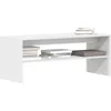 Image de vidaXL Meuble TV Blanc 100 x 40 x 40 cm AgglomÃ©rÃ©