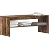 Image de vidaXL Meuble TV ChÃªne fumÃ© 100x40x40 cm Bois d'ingÃ©nierie