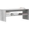 Image de vidaXL Meuble TV Sonoma gris 100x40x40 cm Bois d'ingÃ©nierie