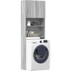 Image de vidaXL Meuble de machine Ã  laver sonoma gris bois d'ingÃ©nierie