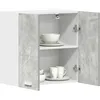 Image de vidaXL Armoire murale cuisine gris bÃ©ton 60x31x60 cm bois d'ingÃ©nierie
