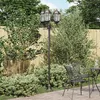Image de Poteau de lumiÃ¨re de jardin vidaXL 3 lampes E27 Bronze 220 cm Aluminium